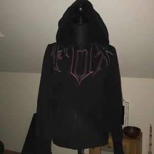 Fox Sherpa zip up hoodie